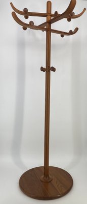 Free-Standing Teak Coat Rack by Soren Nissen & Ebbe Gehl for Aksel Kjersgaard, Denmark, 1960s-CZ-2018382