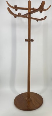 Free-Standing Teak Coat Rack by Soren Nissen & Ebbe Gehl for Aksel Kjersgaard, Denmark, 1960s-CZ-2018382