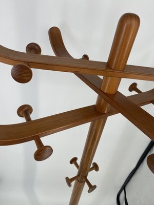 Free-Standing Teak Coat Rack by Soren Nissen & Ebbe Gehl for Aksel Kjersgaard, Denmark, 1960s-CZ-2018382