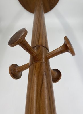 Free-Standing Teak Coat Rack by Soren Nissen & Ebbe Gehl for Aksel Kjersgaard, Denmark, 1960s-CZ-2018382