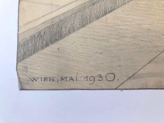 Freemasons Lodge Schwindgasse Working Drawings by Architects, Vienna, 1930, Set of 4-BAF-763416