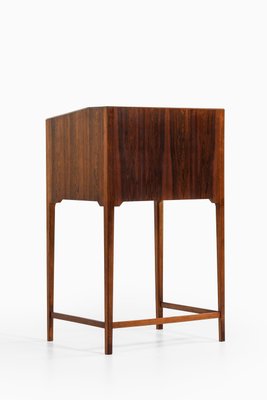 Freestanding Cabinet in Rosewood, Brass and Leather attributed to Frits Henningsen, 1950s-SC-2032649