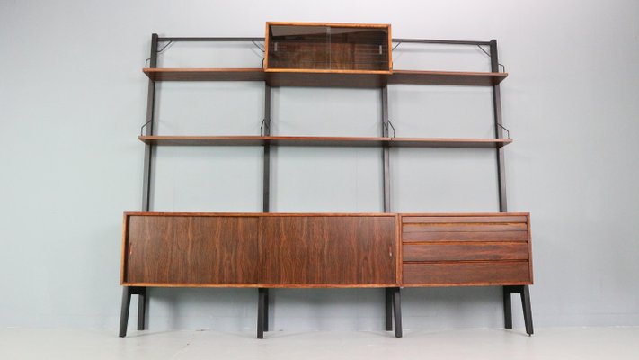 Freestanding Modular Wall Unit System by Poul Cadovius for Royal System, 1960s-DT-2026241