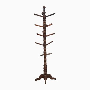 Freestanding Wooden Coatstand, 1920s-WQQ-983500