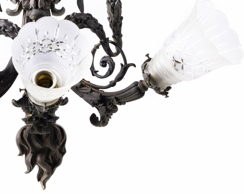 French 3-Light Wall Sconce, 19th Century