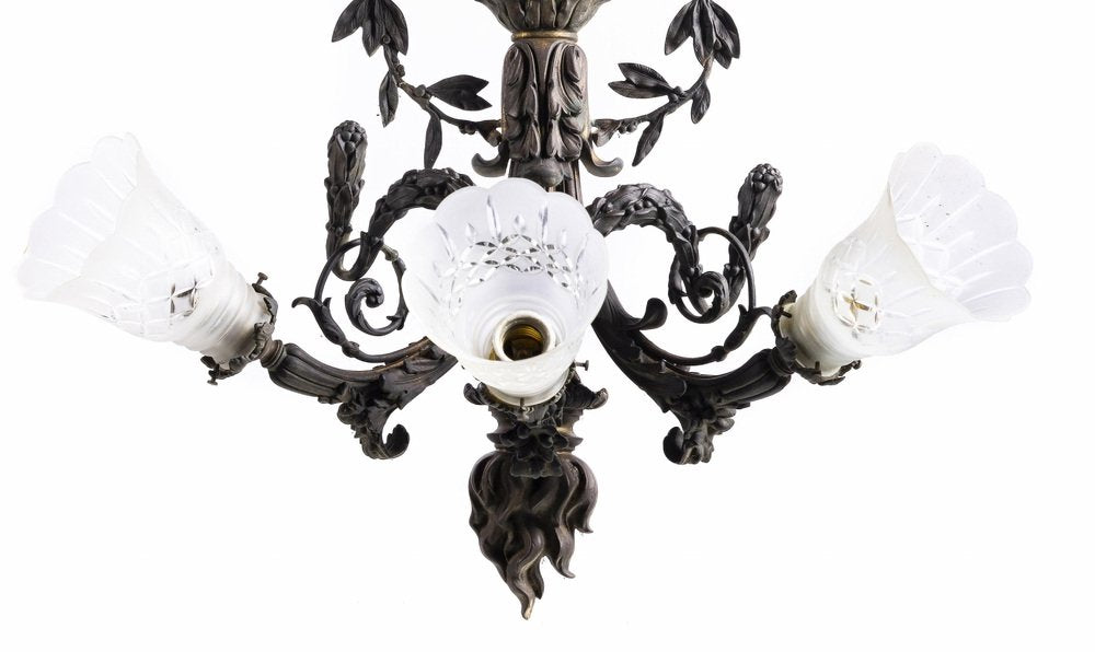 French 3-Light Wall Sconce, 19th Century