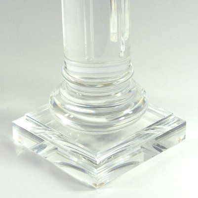 French Acrylic Column Table Lamp, 1990s-GIW-1819409