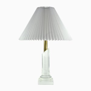 French Acrylic Column Table Lamp, 1990s-GIW-1819409