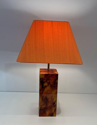 French Acrylic Glass Table Lamps, 1970, Set of 2-BA-1756186