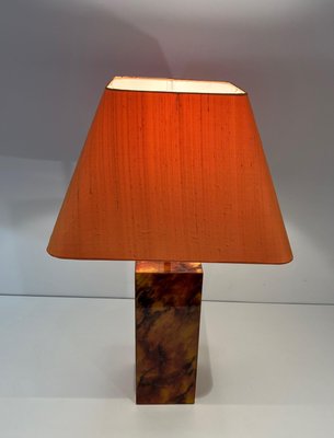 French Acrylic Glass Table Lamps, 1970, Set of 2-BA-1756186