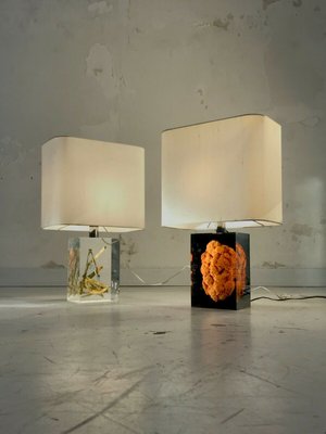 French Acrylic Glass Table Lamps by Pierre Giraudon, 1970s, Set of 2-NLF-591638