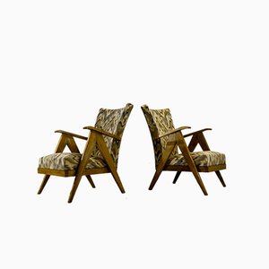 French Armchairs, 1950s, Set of 2-NLF-591153