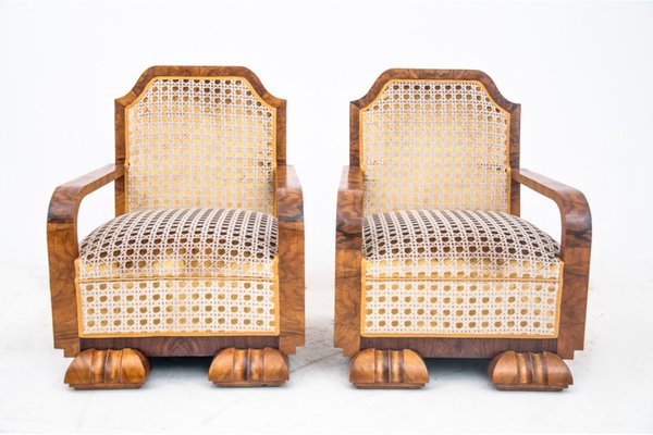 French Art Deco Armchairs, 1930s, Set of 2-BXB-1792264