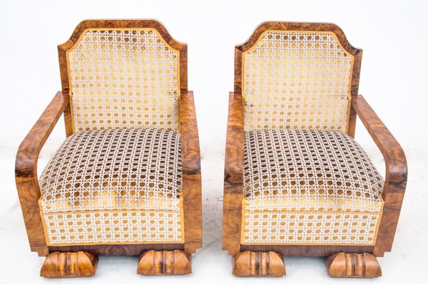 French Art Deco Armchairs, 1930s, Set of 2-BXB-1792264