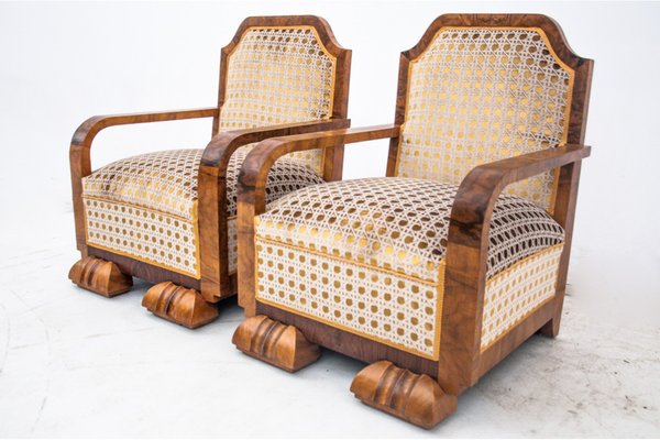 French Art Deco Armchairs, 1930s, Set of 2-BXB-1792264