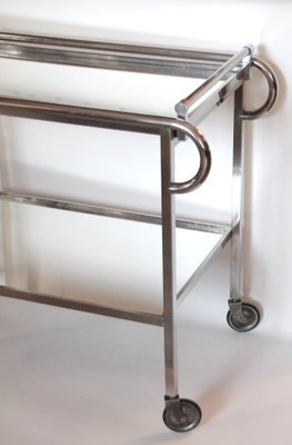 French Art Deco Bar Trolley attributed to Jacques Adnet, 1930s-SY-1793010