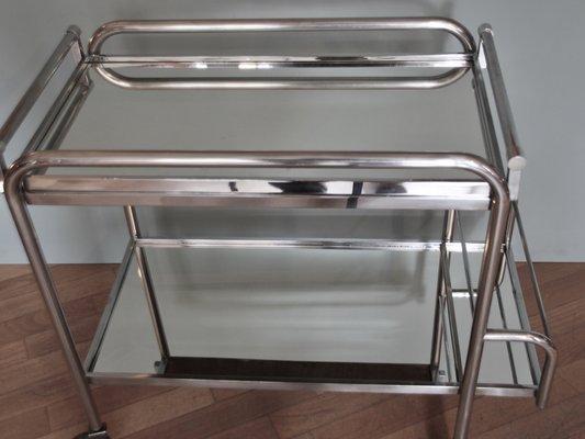 French Art Deco Bar Trolley, Side or Coffee Table by Jacques Adnet, 1930s-SY-1238969