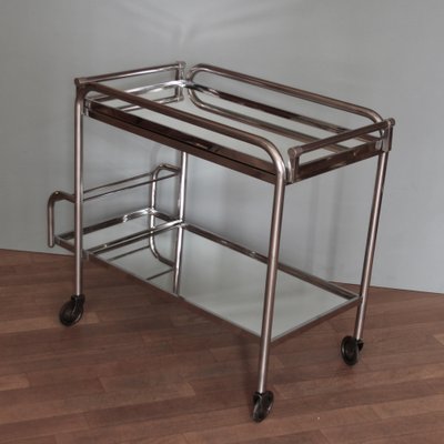 French Art Deco Bar Trolley, Side or Coffee Table by Jacques Adnet, 1930s-SY-1238969