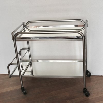 French Art Deco Bar Trolley, Side or Coffee Table by Jacques Adnet, 1930s-SY-1238969