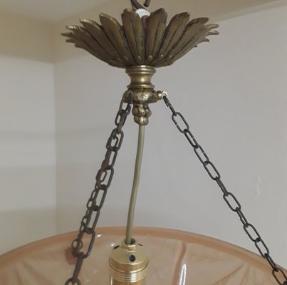 French Art Deco Ceiling Lamp, 1920s-HOI-1822111