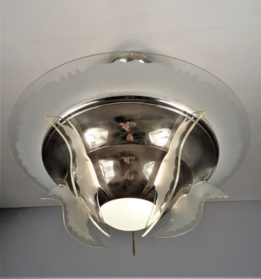 French Art Deco Ceiling Lamp, 1930s-FPY-1294927