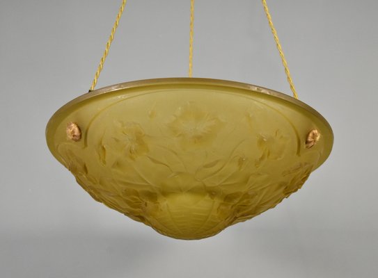 French Art Deco Ceiling Light, 1920s-CTD-2040308