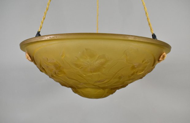 French Art Deco Ceiling Light, 1920s-CTD-2040308