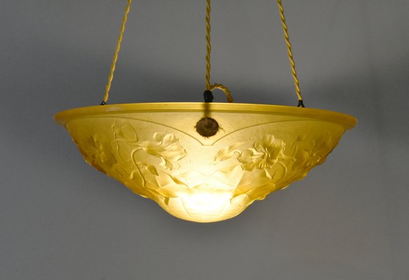 French Art Deco Ceiling Light, 1920s-CTD-2040308