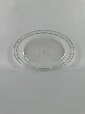 French Art Deco Centerpiece in Silver-Plating & Glass, 1915-OL-1769679