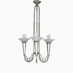 French Art Deco Chandelier, 1920s-WCH-1397158