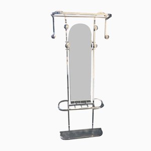 French Art Deco Chrome-Plated Coat Rack, 1930s-XHV-1740243