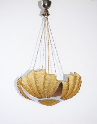 French Art Deco Conchiglie Wall Lamp, 1930s-VA-1179275