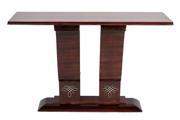 French Art Deco Console Table in Mahogany, 1930s-CXC-1754496