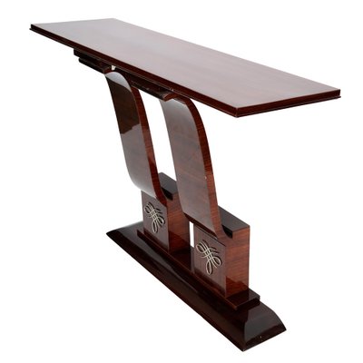 French Art Deco Console Table in Mahogany, 1930s-CXC-1754496