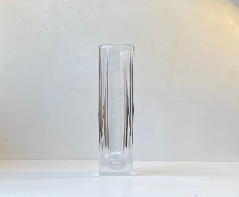 French Art Deco Cut Crystal Vase in the style of Daum, 1930s-LCR-1427220