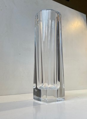 French Art Deco Cut Crystal Vase in the style of Daum, 1930s-LCR-1427220