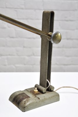 French Art Deco Desk Lamp in the Style of Rene Koechlin, 1930s-WUY-953344