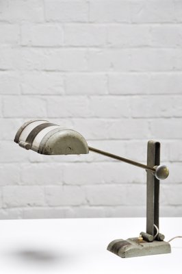 French Art Deco Desk Lamp in the Style of Rene Koechlin, 1930s-WUY-953344