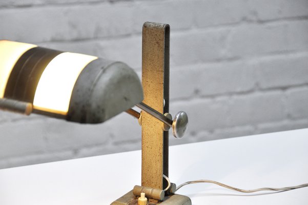 French Art Deco Desk Lamp in the Style of Rene Koechlin, 1930s-WUY-953344