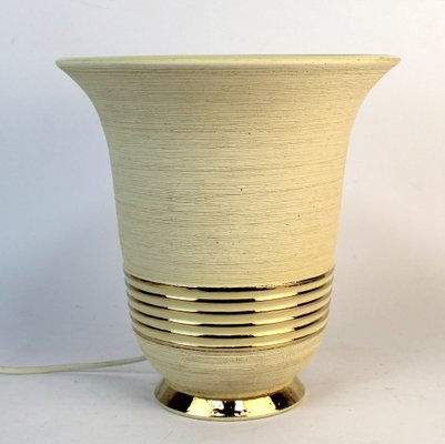 French Art Deco Diffuser Table Lamp, 1940s