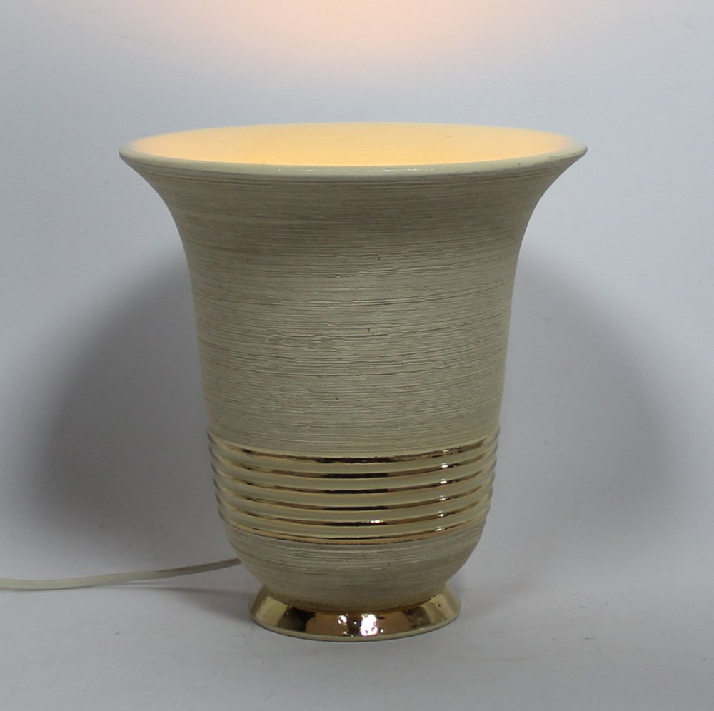 French Art Deco Diffuser Table Lamp, 1940s