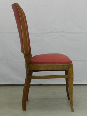 French Art Deco Dining Chairs, 1930s, Set of 4-RIU-589433