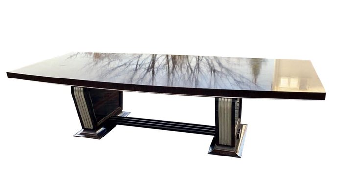 French Art Deco Dining Table / Conference Table, 1930s-CXC-902774