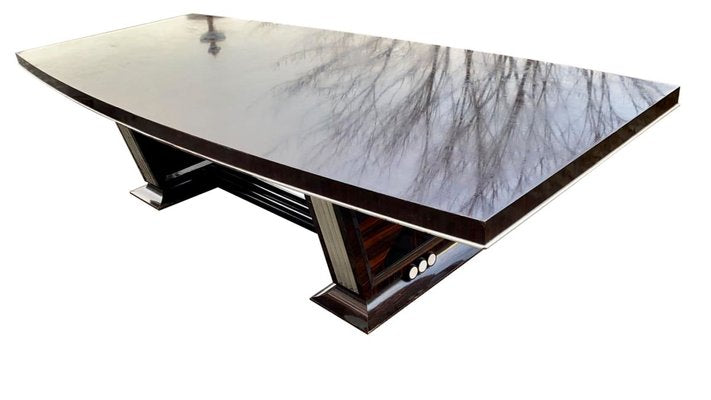 French Art Deco Dining Table / Conference Table, 1930s-CXC-902774