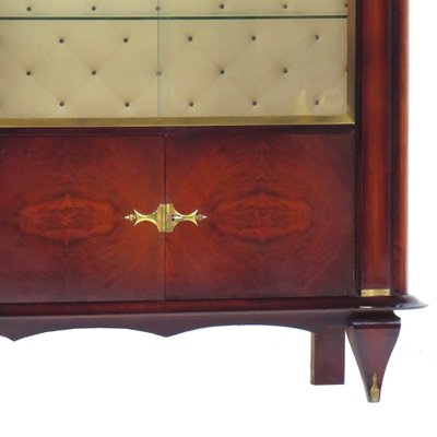 French Art Deco Display Cabinet in Rosewood and Walnut by Jules Leleu, 1930s-UBE-1343828