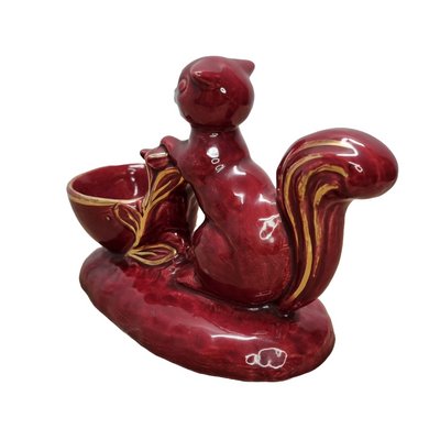 French Art Deco Flower Pot Squirrel, 1930s-VHW-2032220