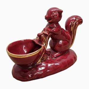 French Art Deco Flower Pot Squirrel, 1930s-VHW-2032220