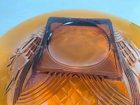 French Art Deco Glass Dish, 1940-UR-1767101