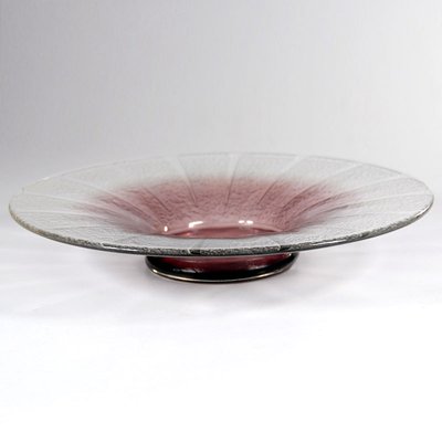 French Art Deco Glass Plate by Charles Schneider, 1920s-GIW-847174