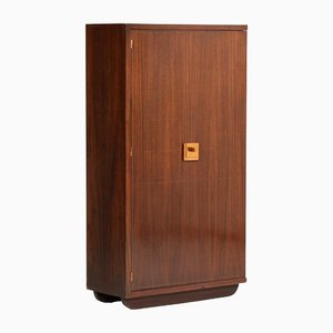 French Art Deco Mahogany and Copper Cabinet by Andre Sornay, 1940s-YU-1173773